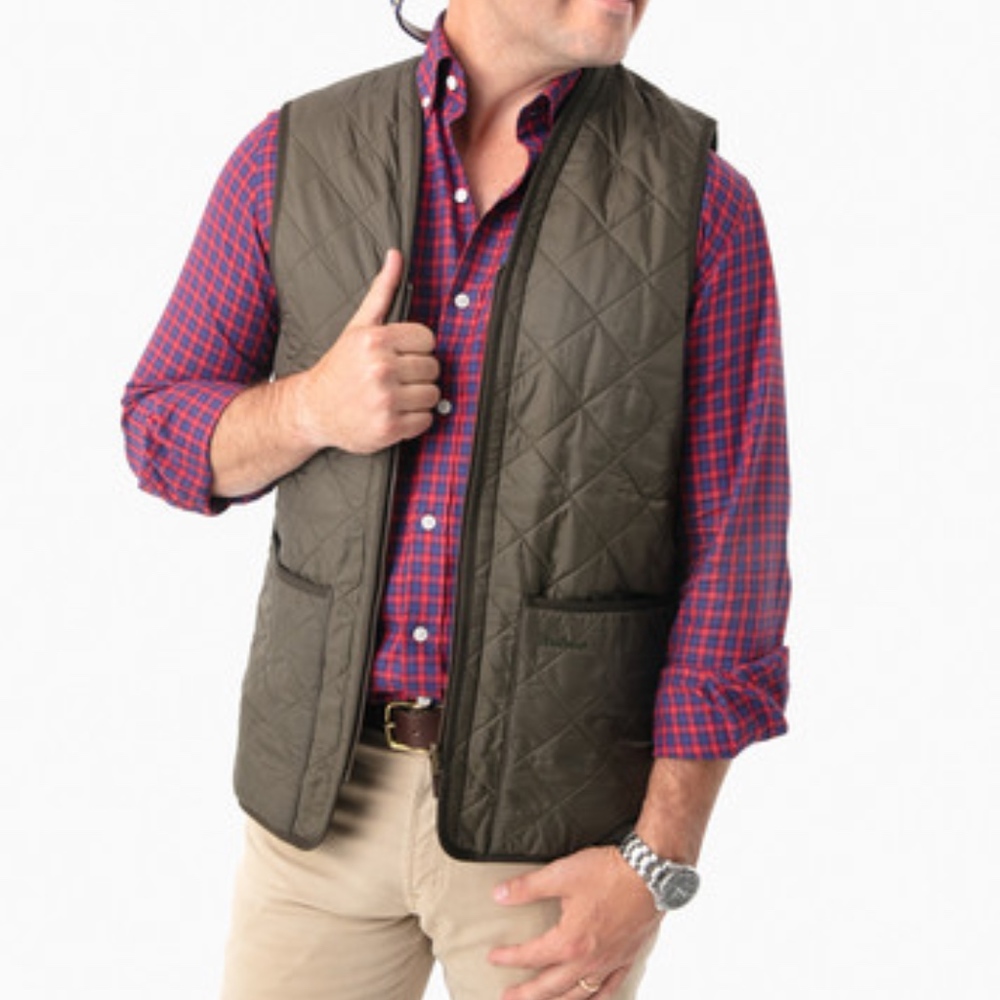 Barbour PolarQuilt Waistcoat Zip-In Liner Vest